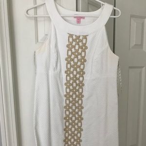 Lilly Pulitzer White Shift Dress